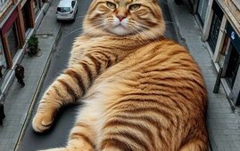 Творческий конкурс: ИИ-изображение "Гигантские животные" / до 25 августа
