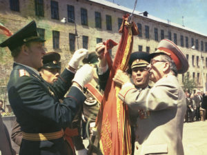 Вручение Тульскому высшему артиллерийскому инженерному училищу ордена Октябрьской Революции